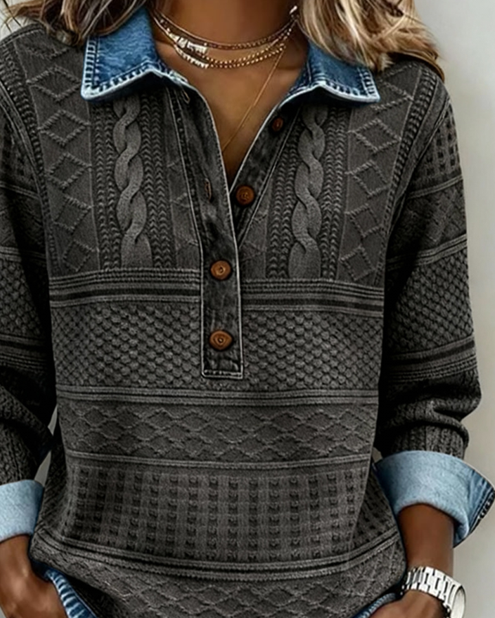 Margaret | Relaxed Half-Breasted Jumper